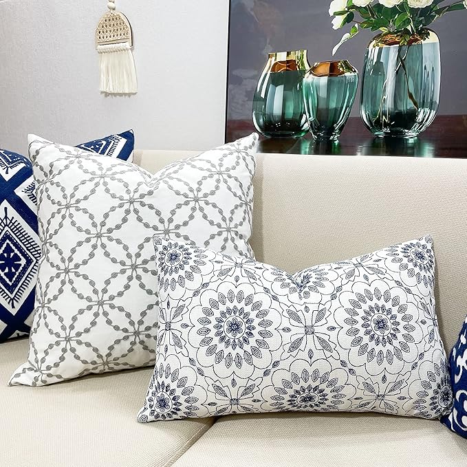 Slow Cow Embroidery Pillow Cover Pillowcase Decorative Throw Pillow Cover - Image 5