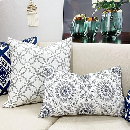 Slow Cow Embroidery Pillow Cover Pillowcase Decorative Throw Pillow Cover - Image 5