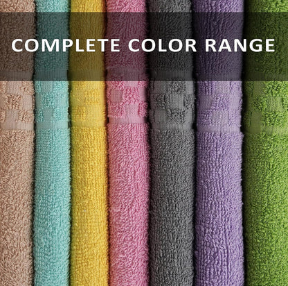 zuperia 7-pack bath towels - 30" x 54", close-up detail