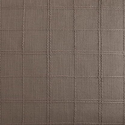 ZeeMart Linen Checked Lumbar Throw Pillow Covers Set of 2, 12x20 Inch Cocoa - Image 4