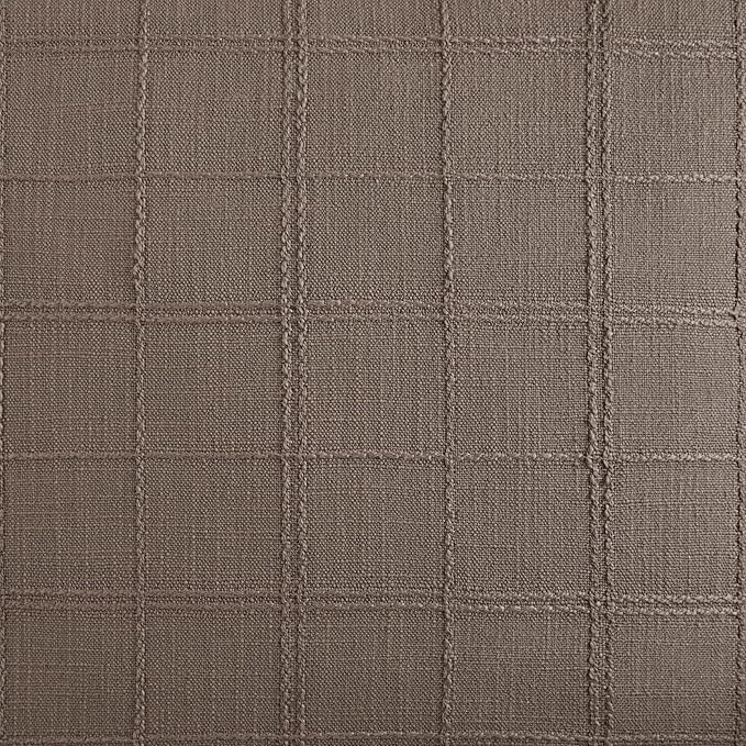 ZeeMart Linen Checked Throw Pillow Covers Set of 2, 18x18 Inch Allover Grid - Image 7