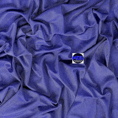MDS Halloween Chiffon Draping Fabric - 2 Panel, 30" Wide x 100ft Long - Sheer Spooky Arbor & Canopy Drapery for Haunted House Backdrops, Party Ceilings, DIY Costumes & Themed Events - Royal Blue (Pack of 2)