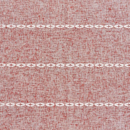 ZeeMart Farmhouse Braided Striped Table Runner, Rustic Red Table Runners 72 - Image 6