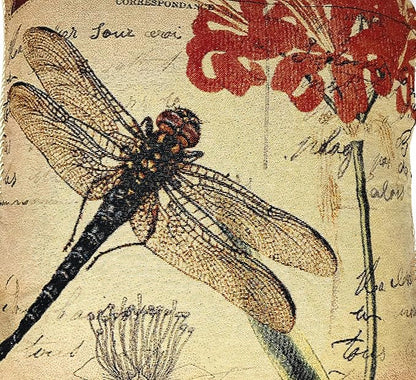 Tache 2 Piece 18 x 18 inch Square Exotic Vintage European Fly High Dragonfly - Image 5